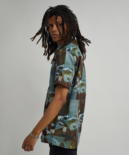Reason Clothing Top Pick Scarface Money Woven Shirt