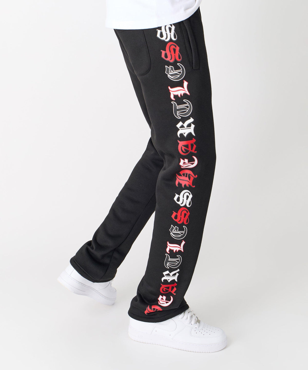Reason Clothing Exclusive Heartless Flare Fleece Pant