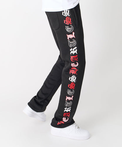Reason Clothing Exclusive Heartless Flare Fleece Pant