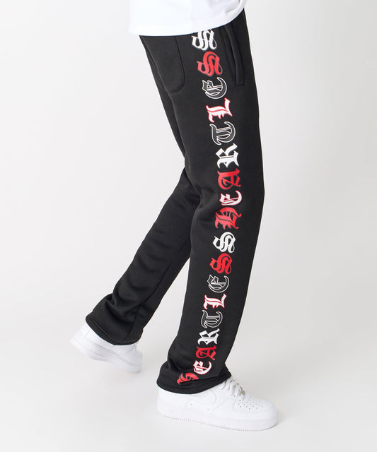 Reason Clothing Exclusive Heartless Flare Fleece Pant