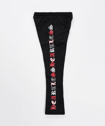 Reason Clothing Exclusive Heartless Flare Fleece Pant