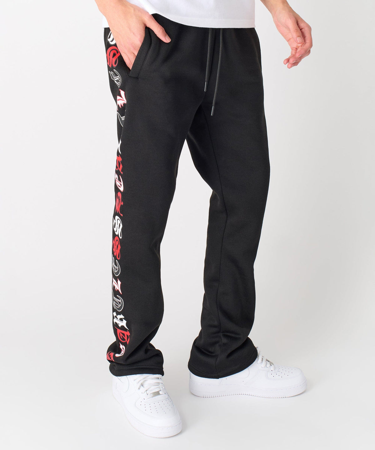 Reason Clothing Exclusive Heartless Flare Fleece Pant
