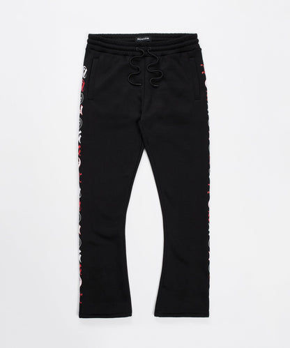 Reason Clothing Exclusive Heartless Flare Fleece Pant