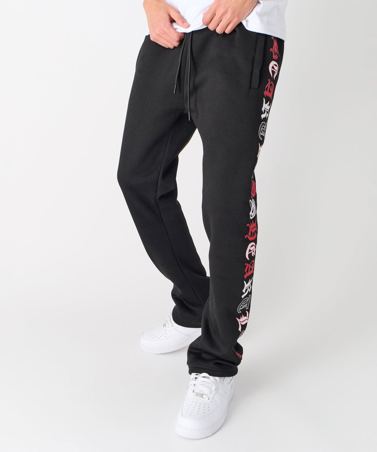 Reason Clothing Exclusive Heartless Flare Fleece Pant