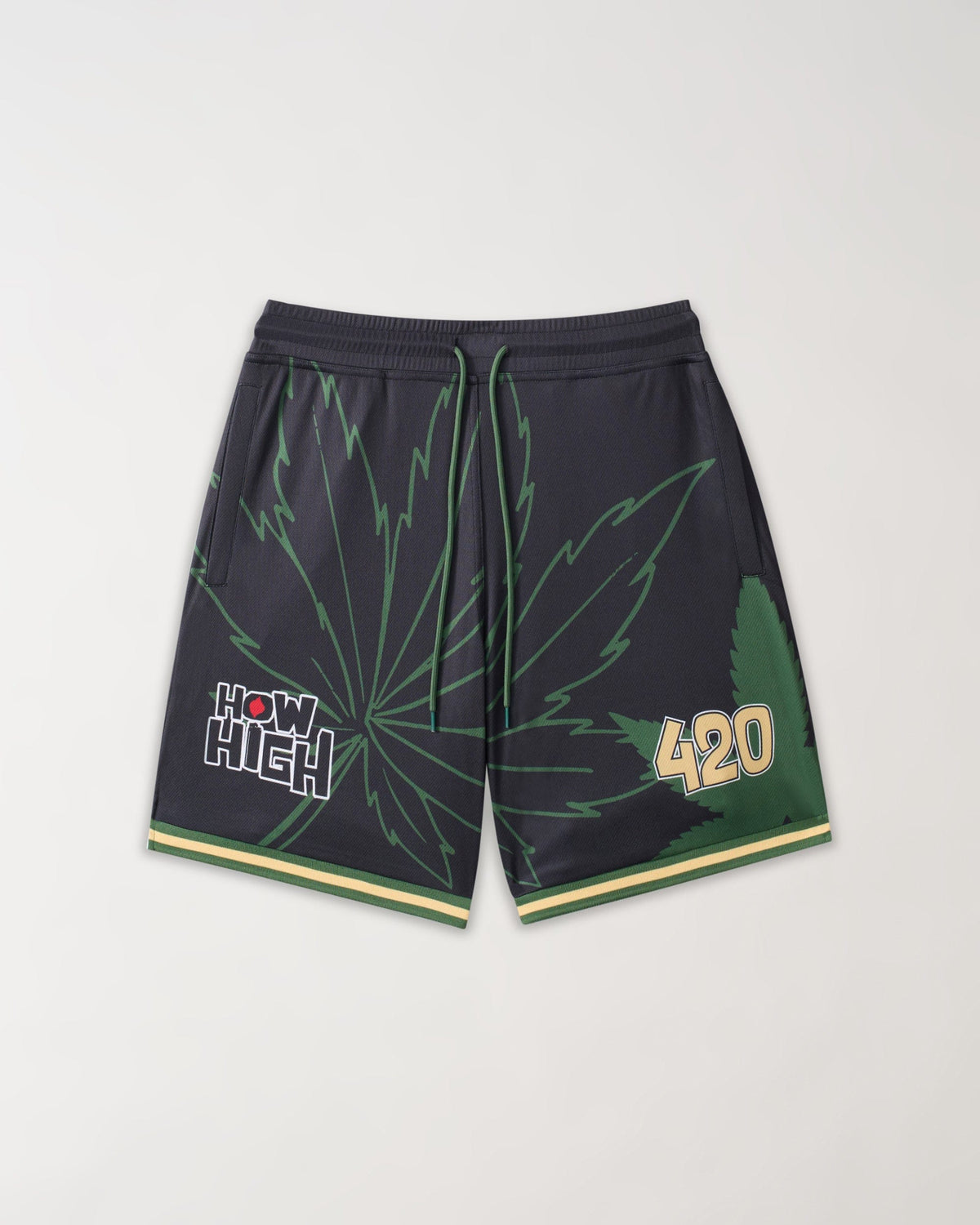 Reason Clothing Featured How High Basketball Short - Black