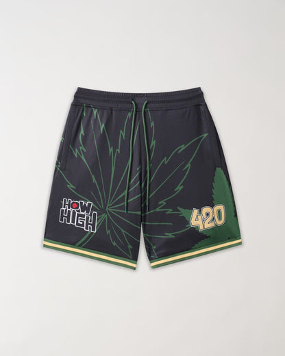 Reason Clothing Featured How High Basketball Short - Black