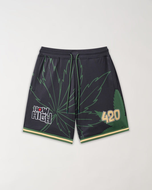 Reason Clothing Featured How High Basketball Short - Black