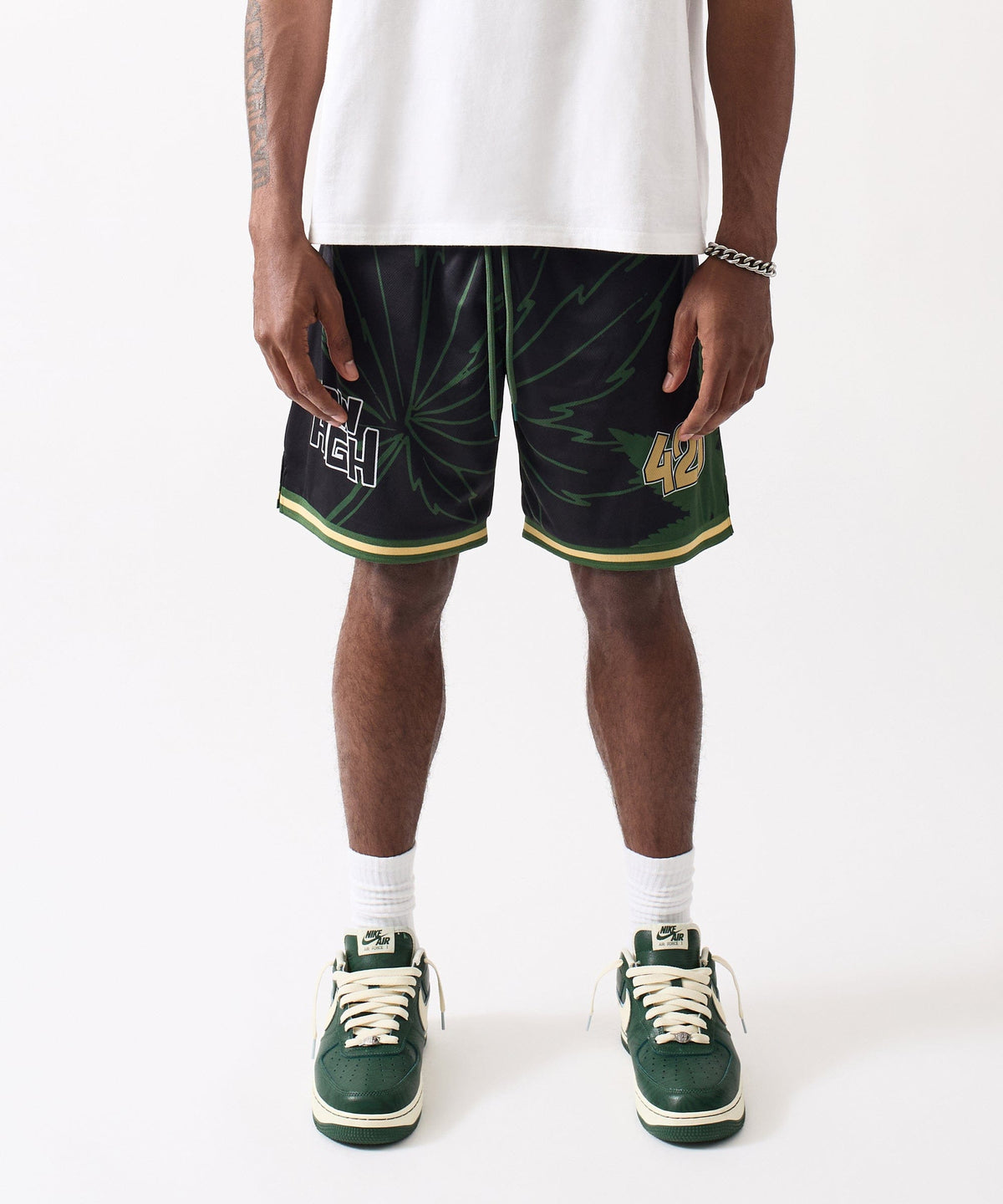 Reason Clothing Featured How High Basketball Short - Black