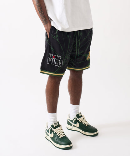 Reason Clothing Featured How High Basketball Short - Black