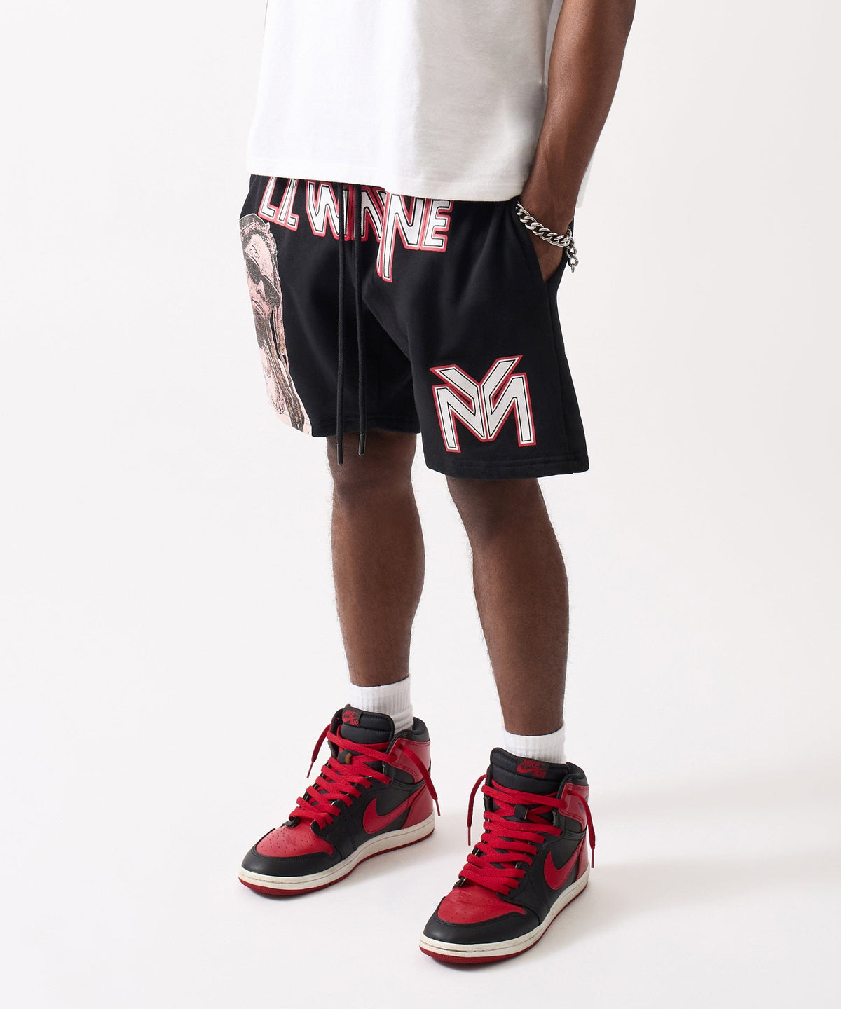 Reason Clothing Great Value Lil Wayne Fleece Short - Black