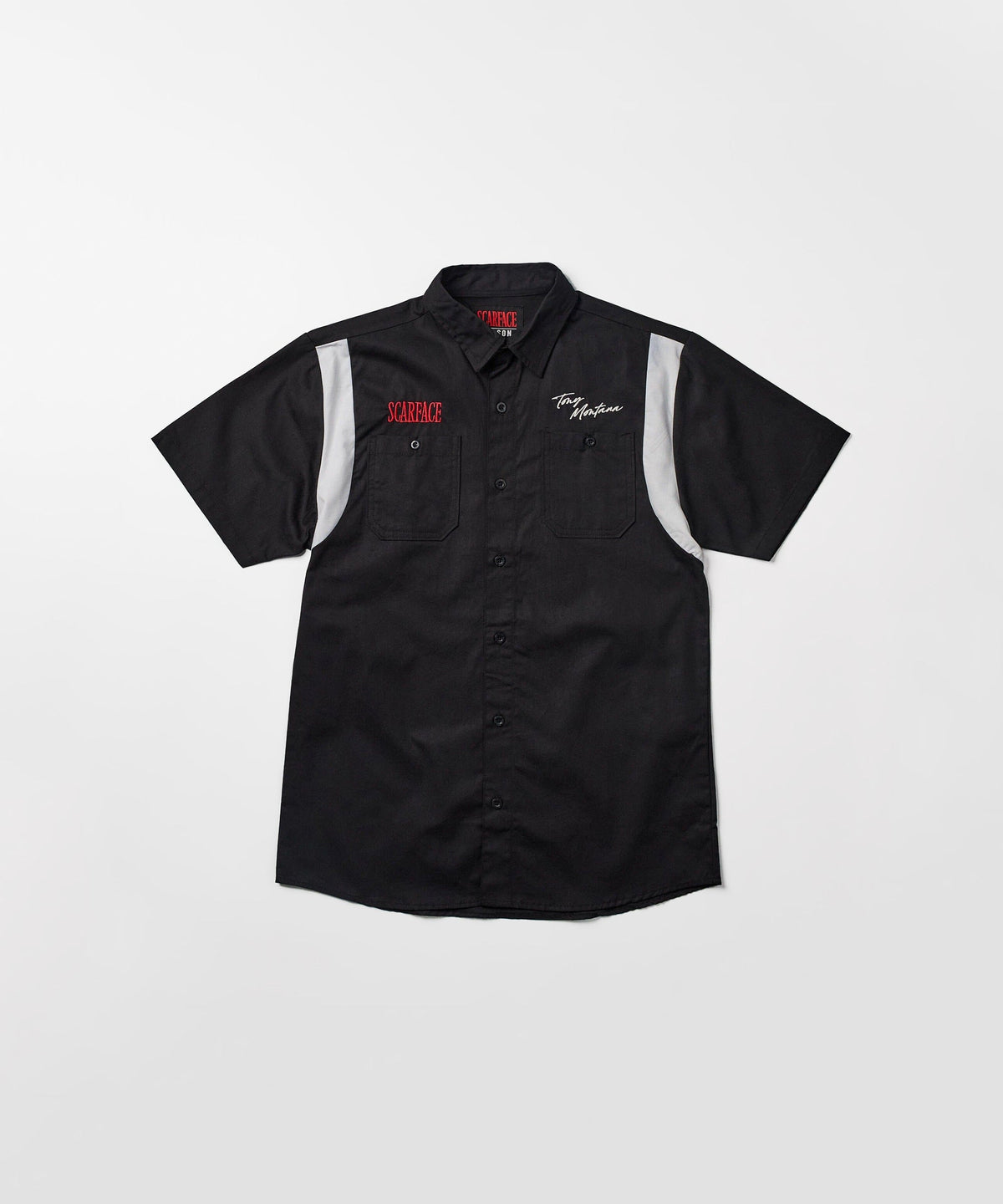 Reason Clothing Hot Sale Scarface Tony Montana Mechanics Shirt