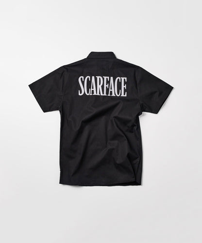 Reason Clothing Hot Sale Scarface Tony Montana Mechanics Shirt