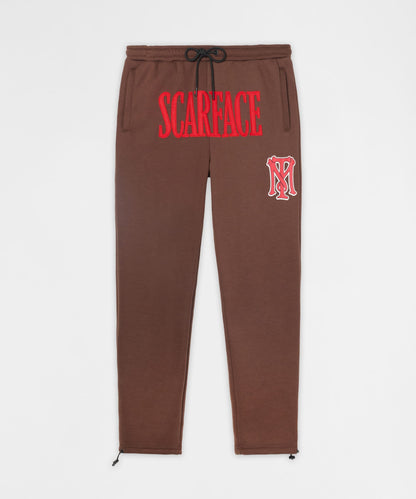 Reason Clothing Best Price Plus Size Scarface White Suite Sweats - Brown