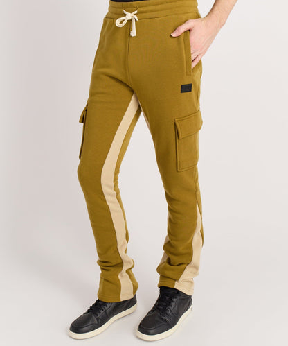 Reason Clothing Customer Favorite Stacked Fleece Sweatpant