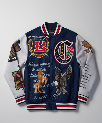Reason Clothing Hot Sale Fearless Varsity Jacket
