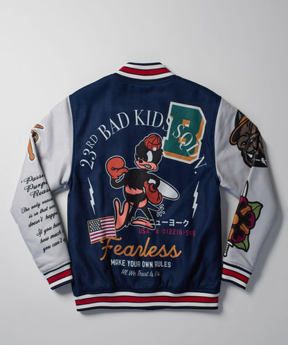 Reason Clothing Hot Sale Fearless Varsity Jacket