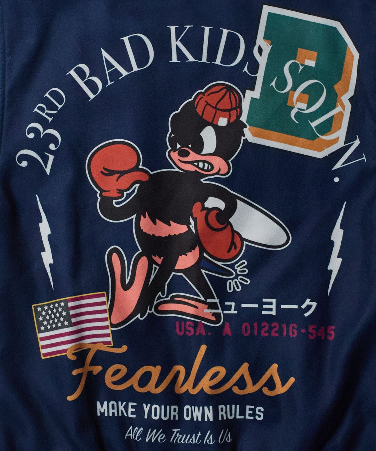 Reason Clothing Hot Sale Fearless Varsity Jacket
