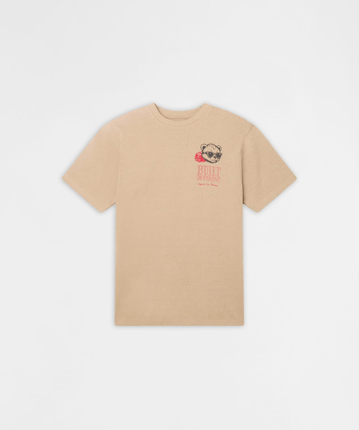 Reason Clothing Discount One Of A Kind Rhinestones Short Sleeve Tee - Khaki