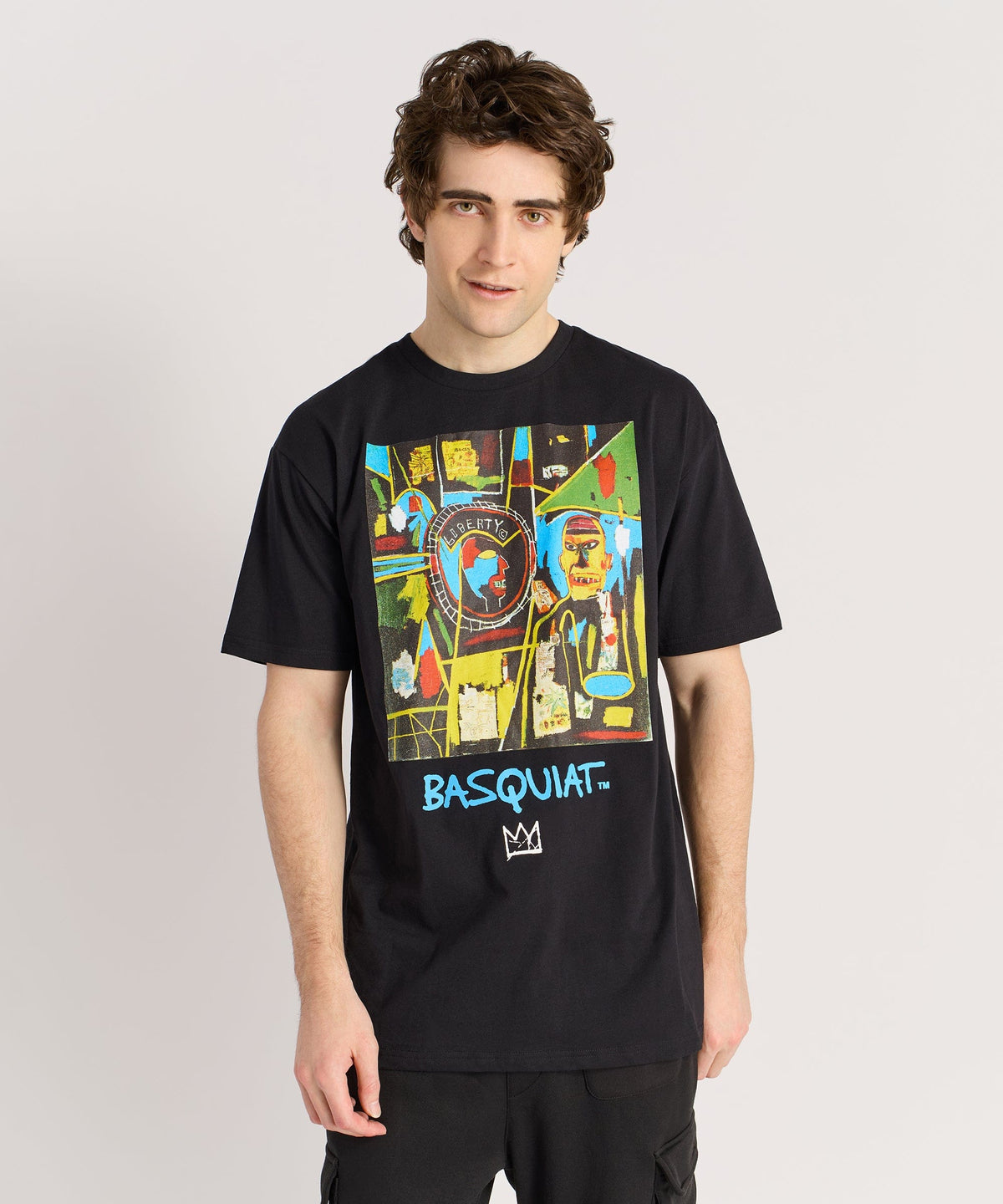 Reason Clothing New Basquiat Two Sided Coin Tee - Black