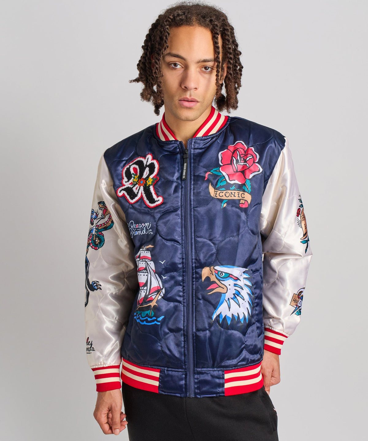 Reason Clothing Featured Iconic Bomber Jacket