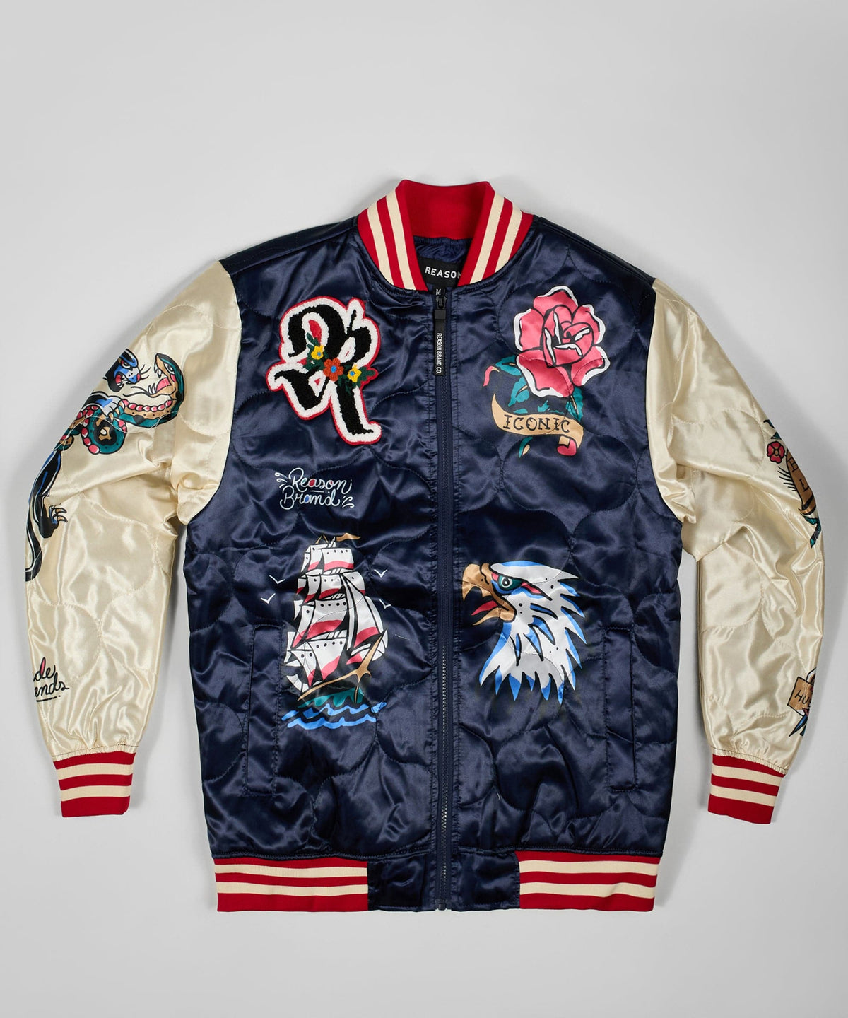 Reason Clothing Featured Iconic Bomber Jacket
