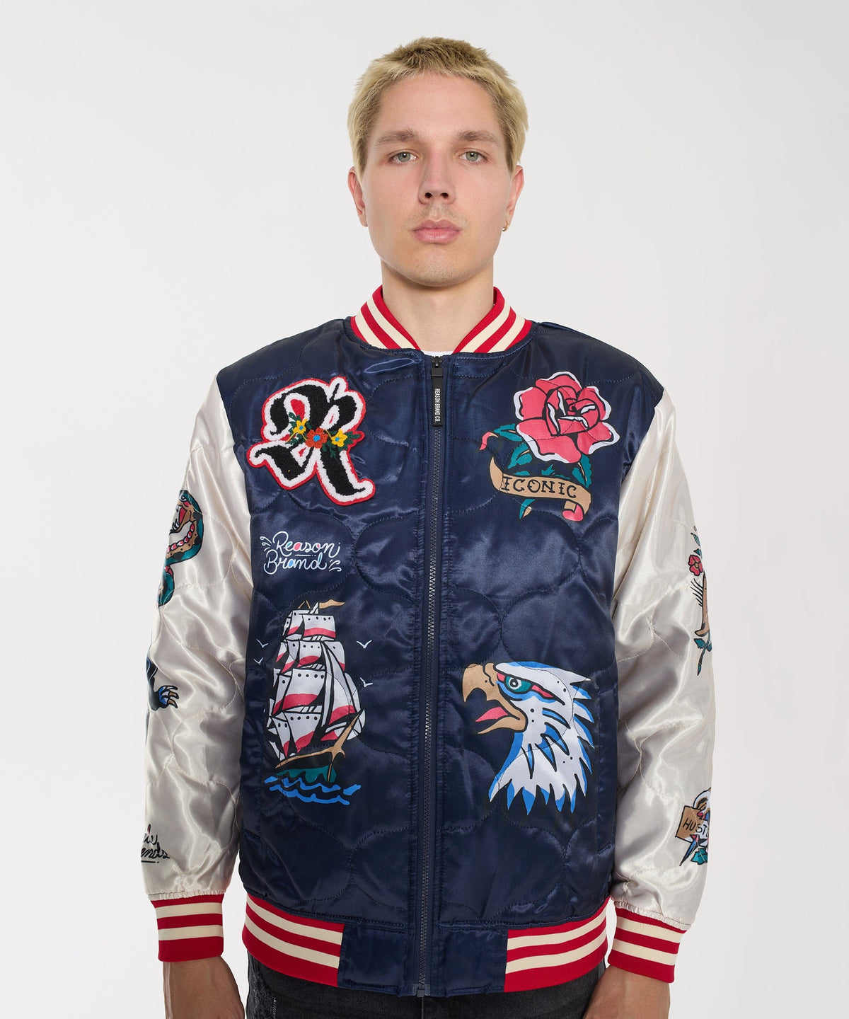 Reason Clothing Featured Iconic Bomber Jacket