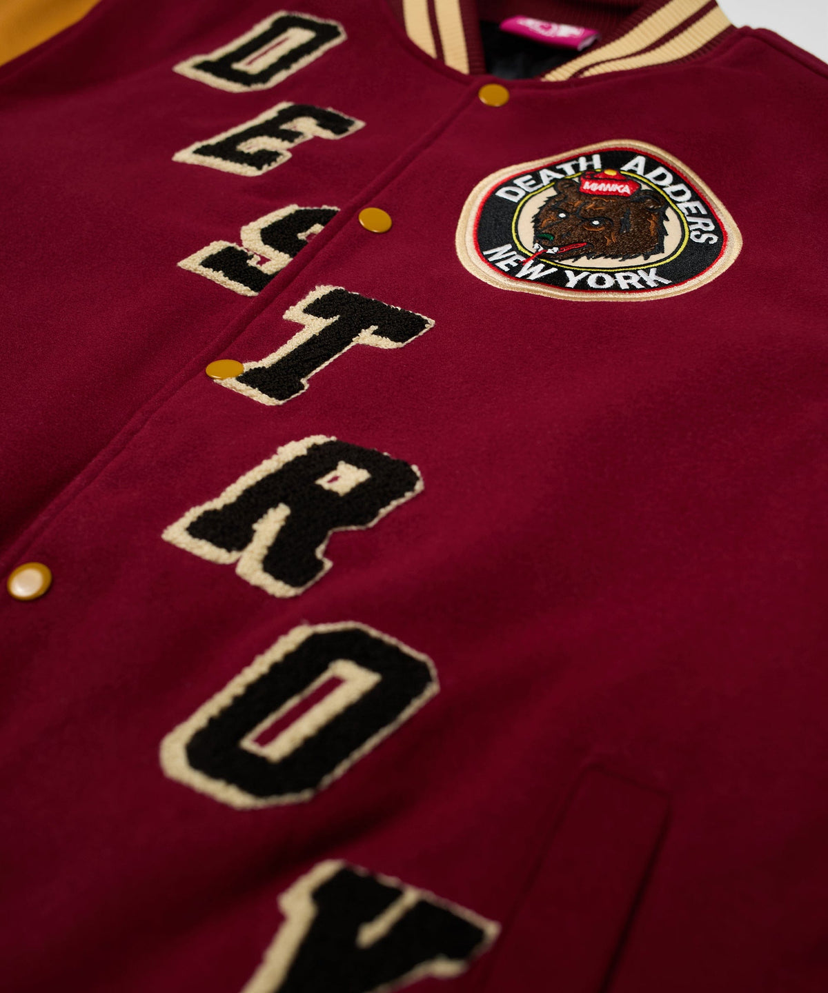 Reason Clothing Customer Favorite Destroy Varsity Jacket