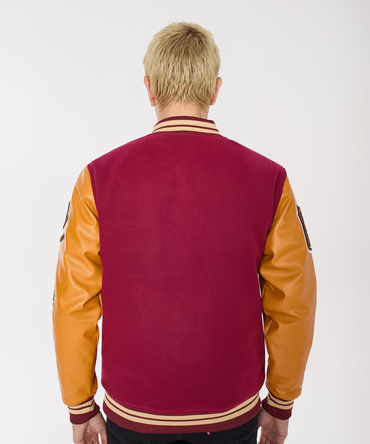 Reason Clothing Customer Favorite Destroy Varsity Jacket