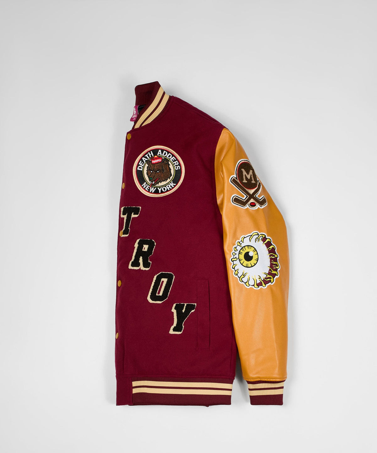 Reason Clothing Customer Favorite Destroy Varsity Jacket
