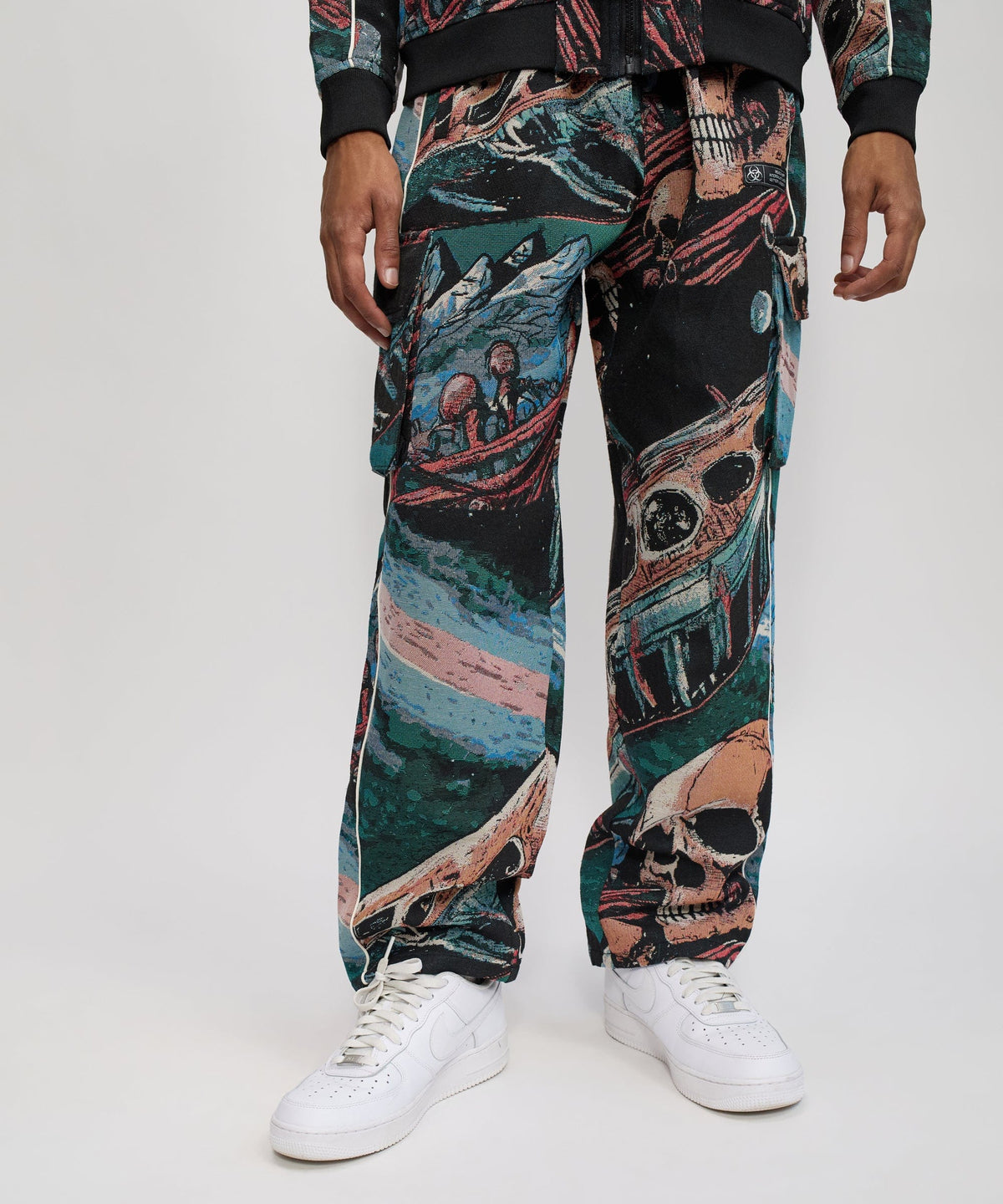 Reason Clothing Hot Sale Warrior Tapestry Flare Pant