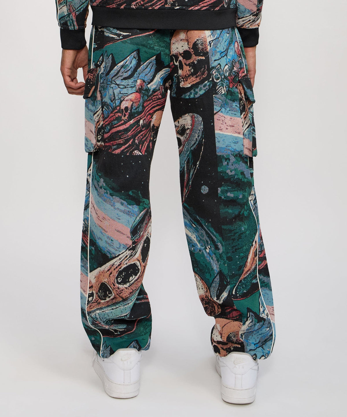 Reason Clothing Hot Sale Warrior Tapestry Flare Pant