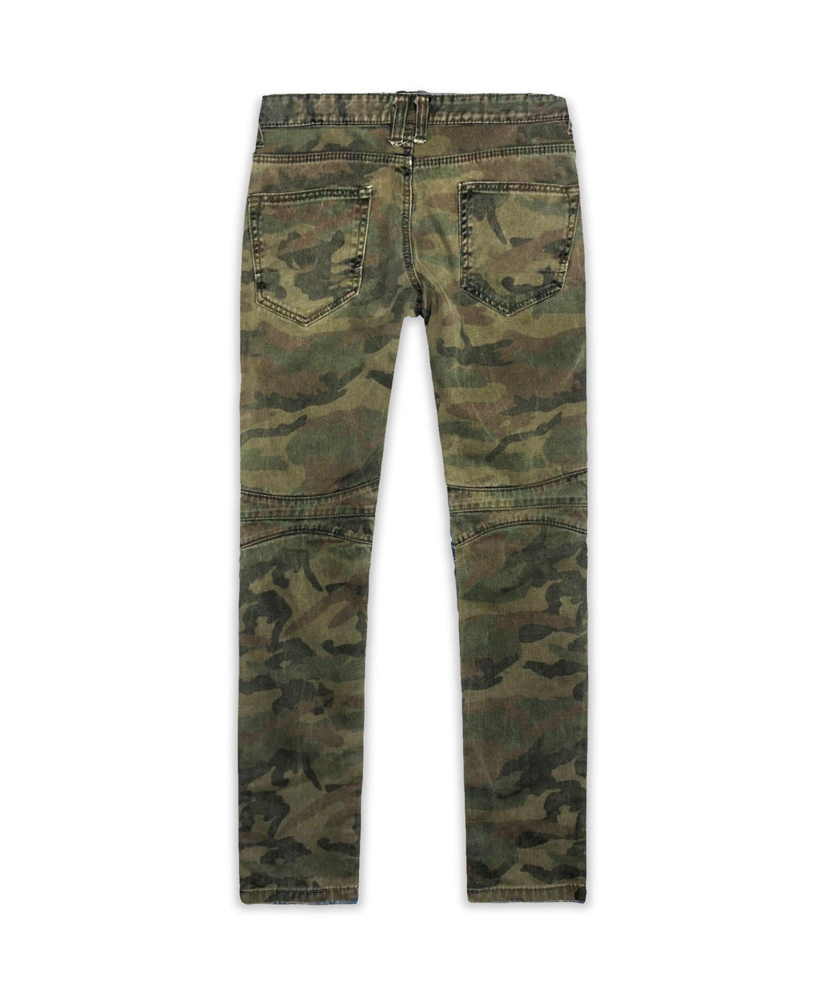 Reason Clothing Discount Distressed Camo Denim Pant