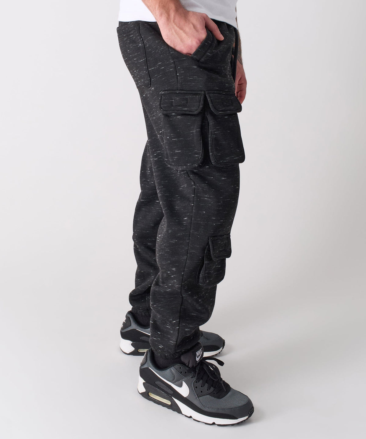 Reason Clothing Deals Cargo Fleece Pant