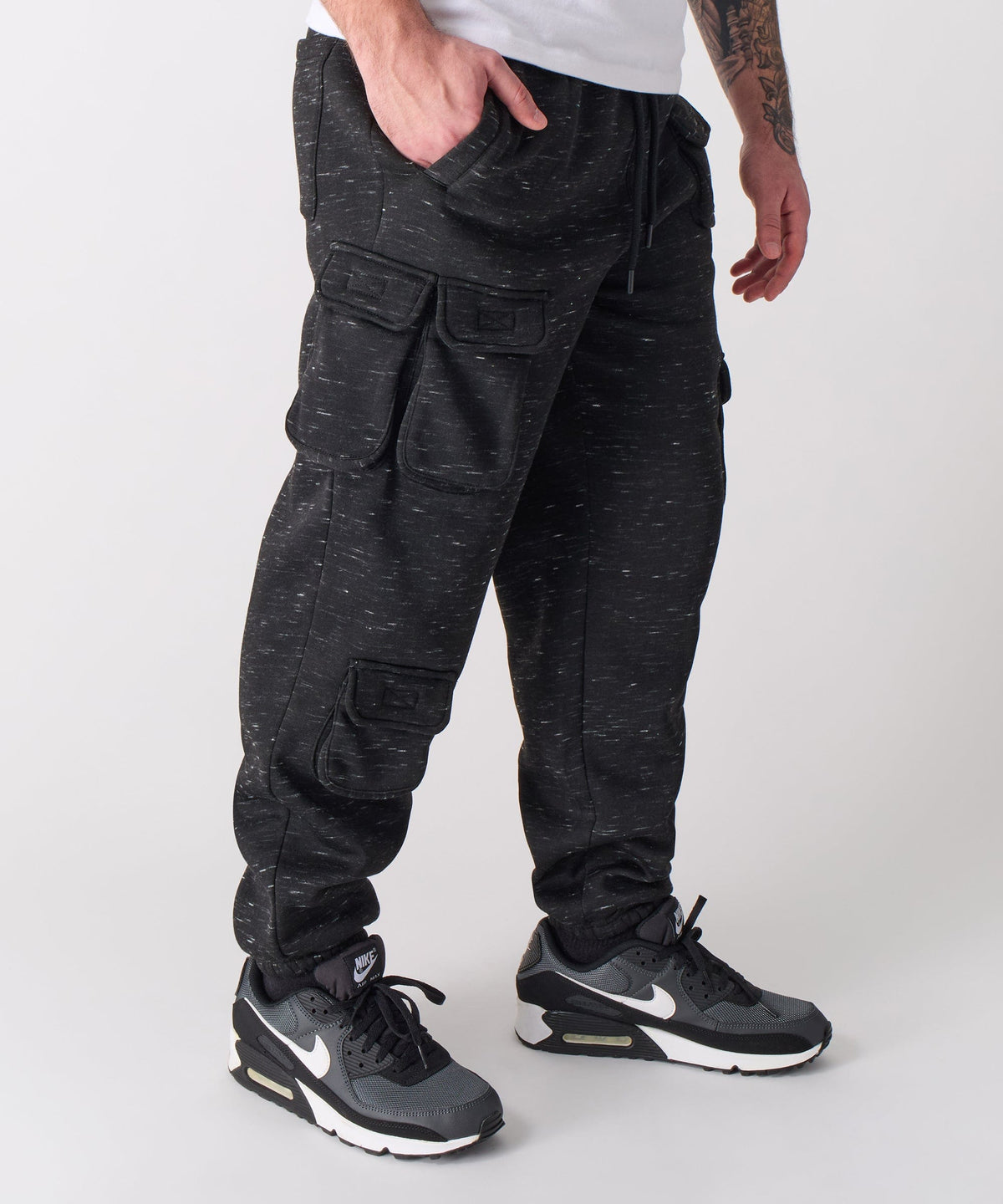 Reason Clothing Deals Cargo Fleece Pant