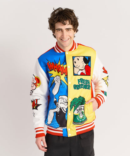 Reason Clothing Signature Popeye Primary Bomber Jacket