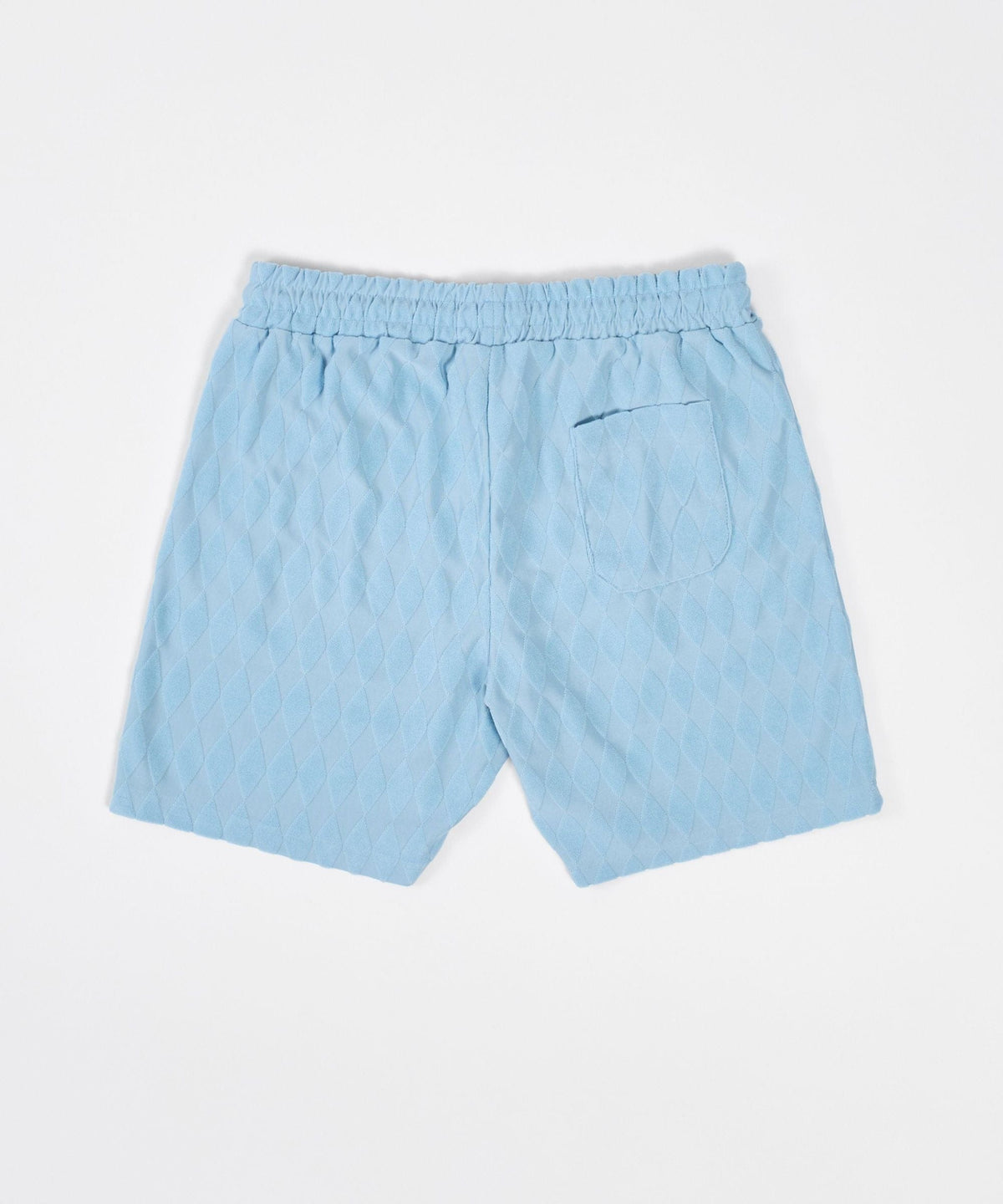 Reason Clothing Great Value Diamond Plate Towel Short - Light Blue
