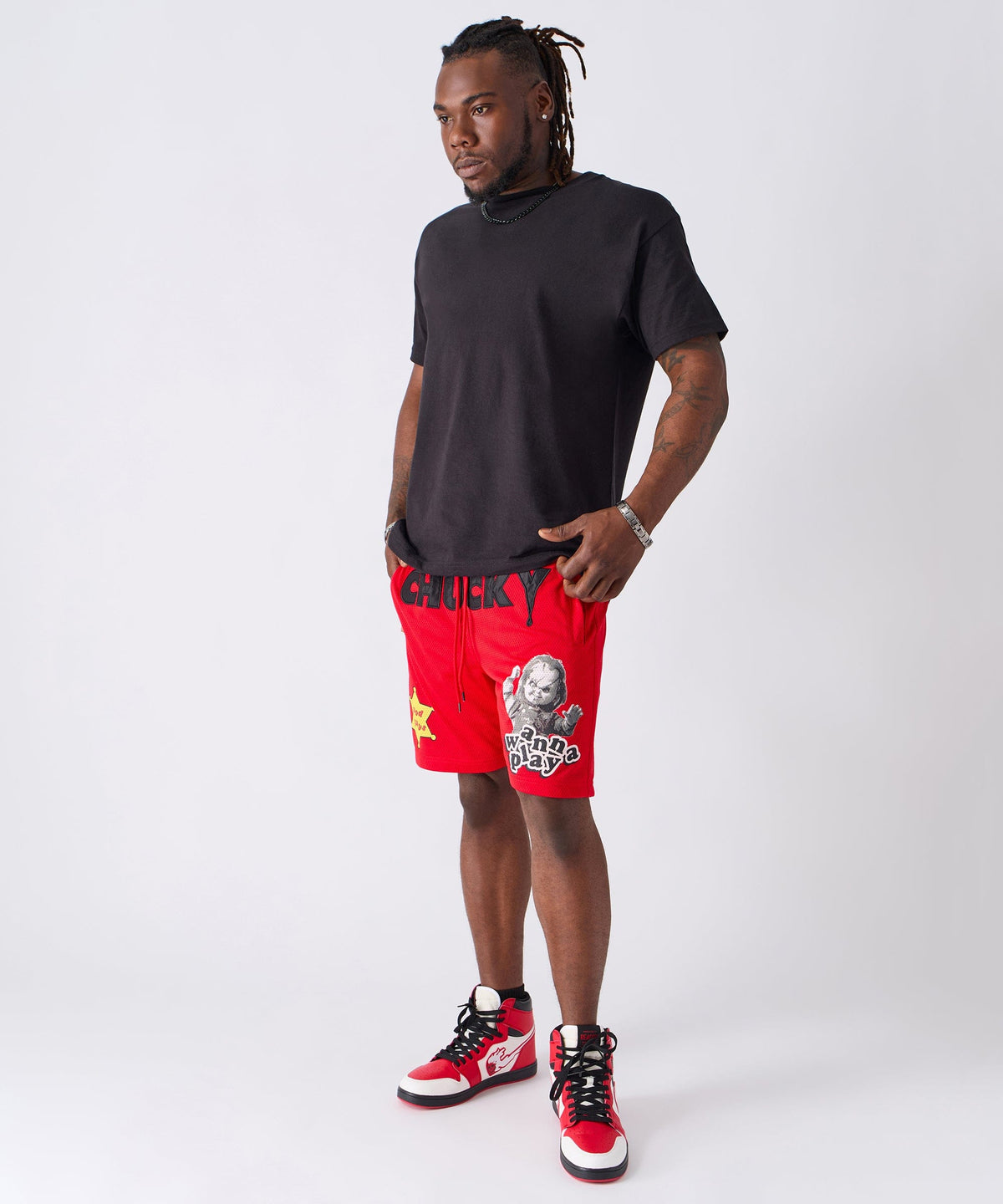 Reason Clothing Hot Sale Chucky Mesh Short