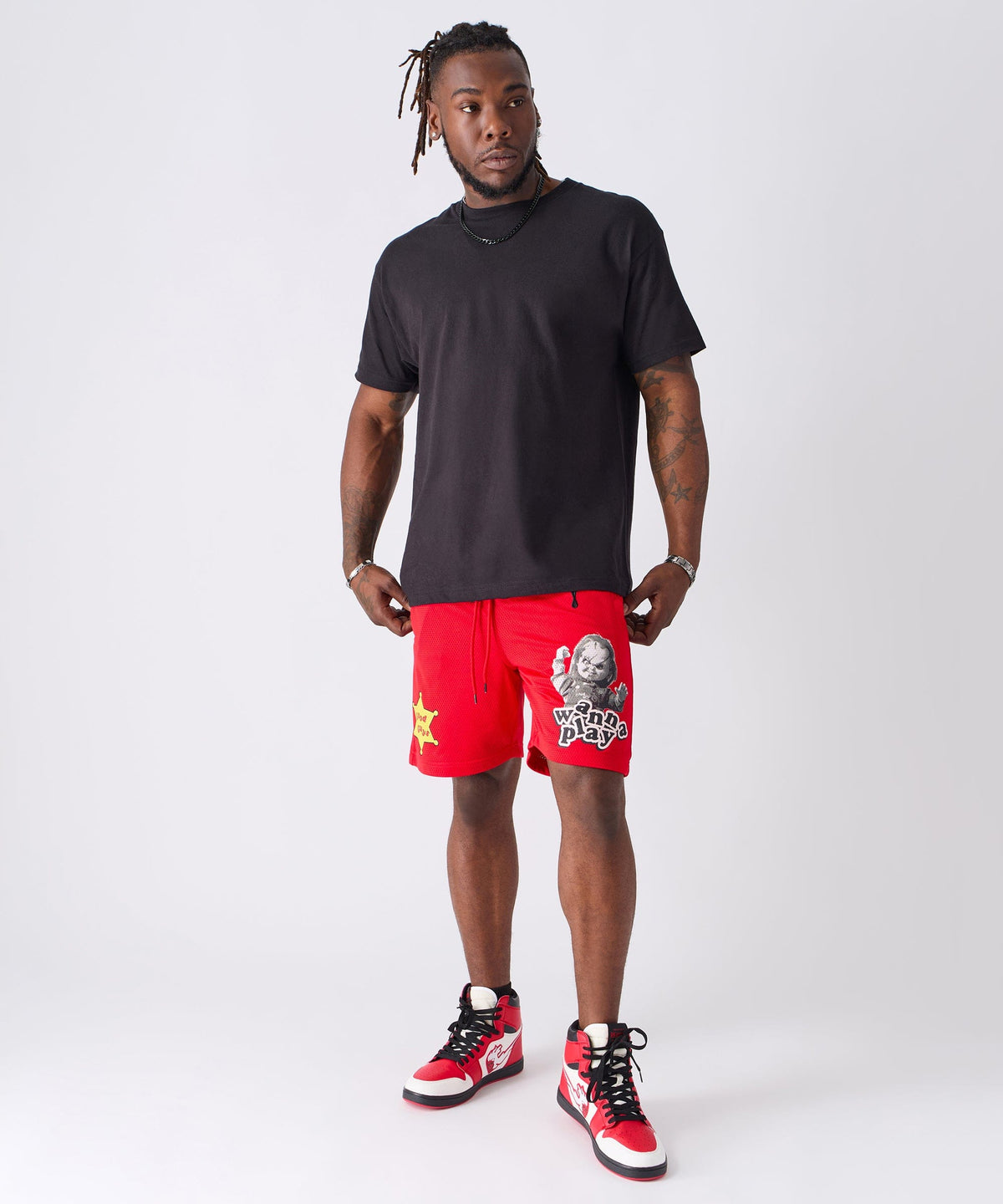 Reason Clothing Hot Sale Chucky Mesh Short