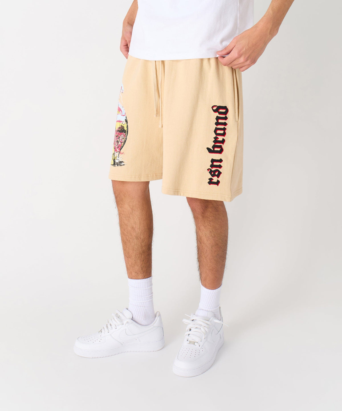 Reason Clothing Deals Trust Shorts - Khaki