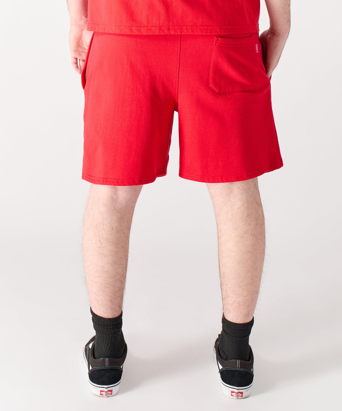 Reason Clothing Smart Buy Mishka Old English Fleece Shorts - Red