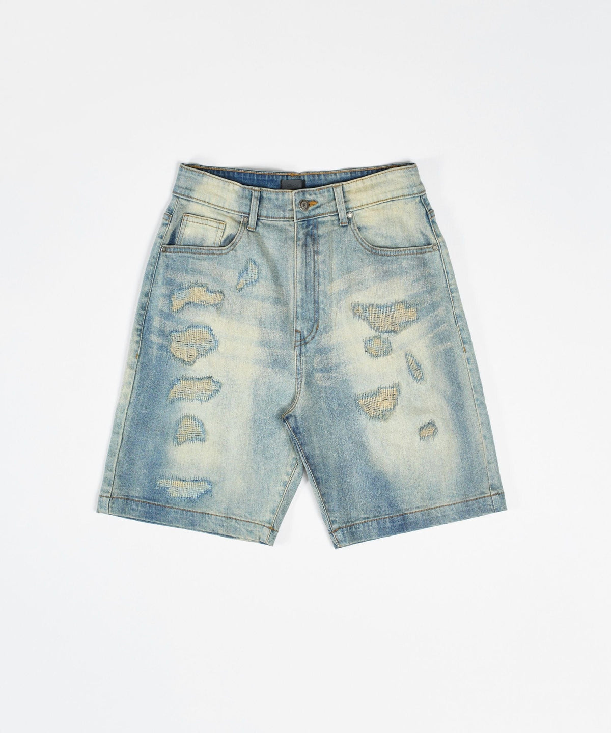 Reason Clothing Customer Favorite Destroyed Denim Shorts