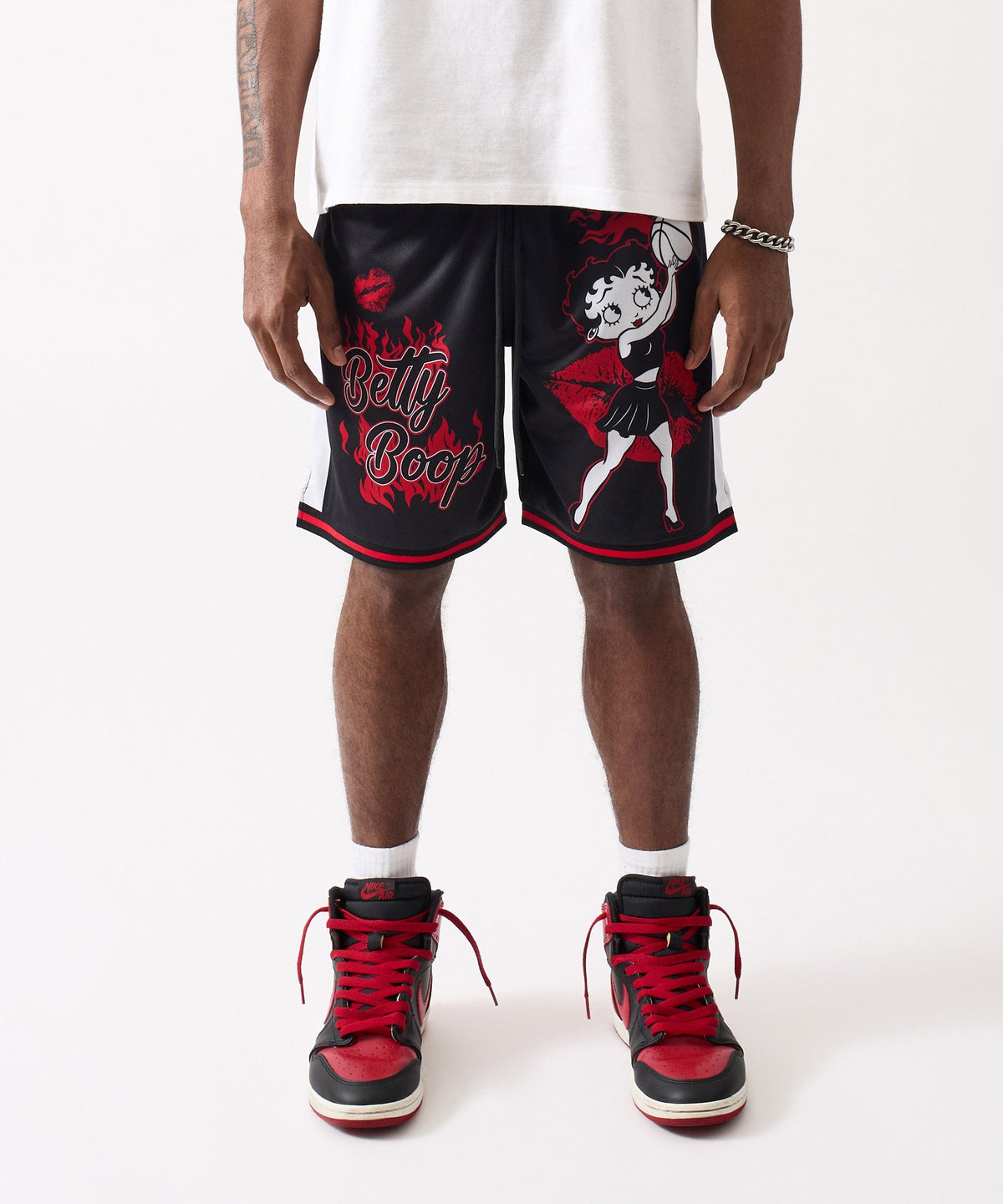 Reason Clothing Deals Betty Boop Basketball Shorts