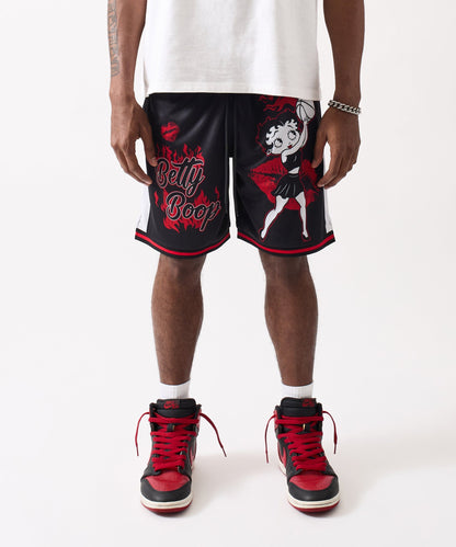 Reason Clothing Deals Betty Boop Basketball Shorts