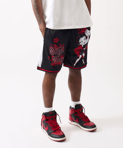Reason Clothing Deals Betty Boop Basketball Shorts
