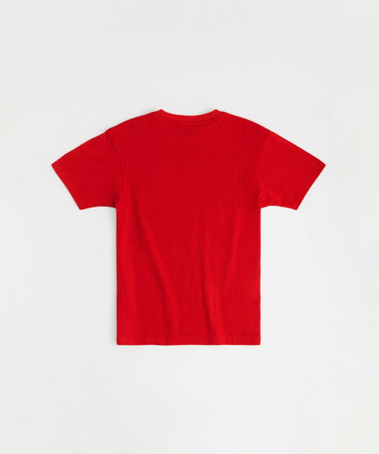 Reason Clothing Top Pick Teddy Embroidered Tee - Red