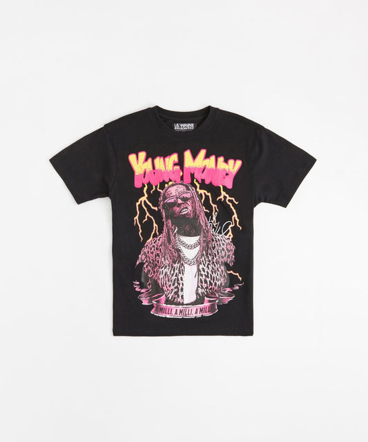 Reason Clothing Special Offer Lil Wayne A Milli Tee - Black