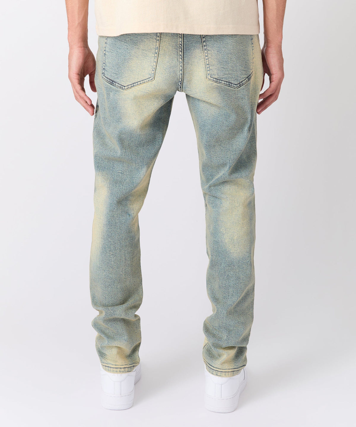Reason Clothing Quality Pearls Chain Denim