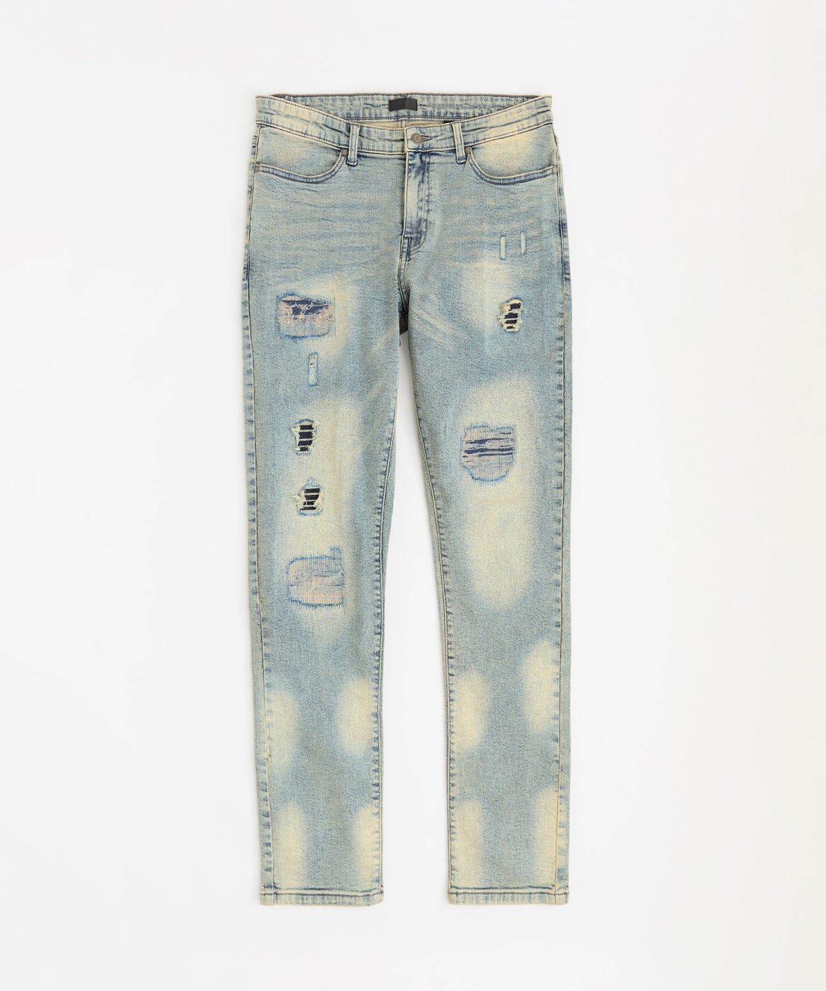 Reason Clothing Quality Pearls Chain Denim