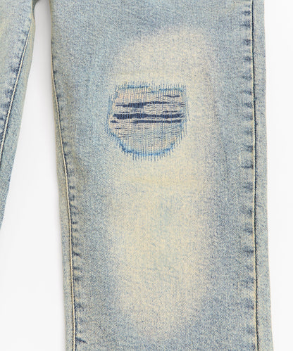 Reason Clothing Quality Pearls Chain Denim