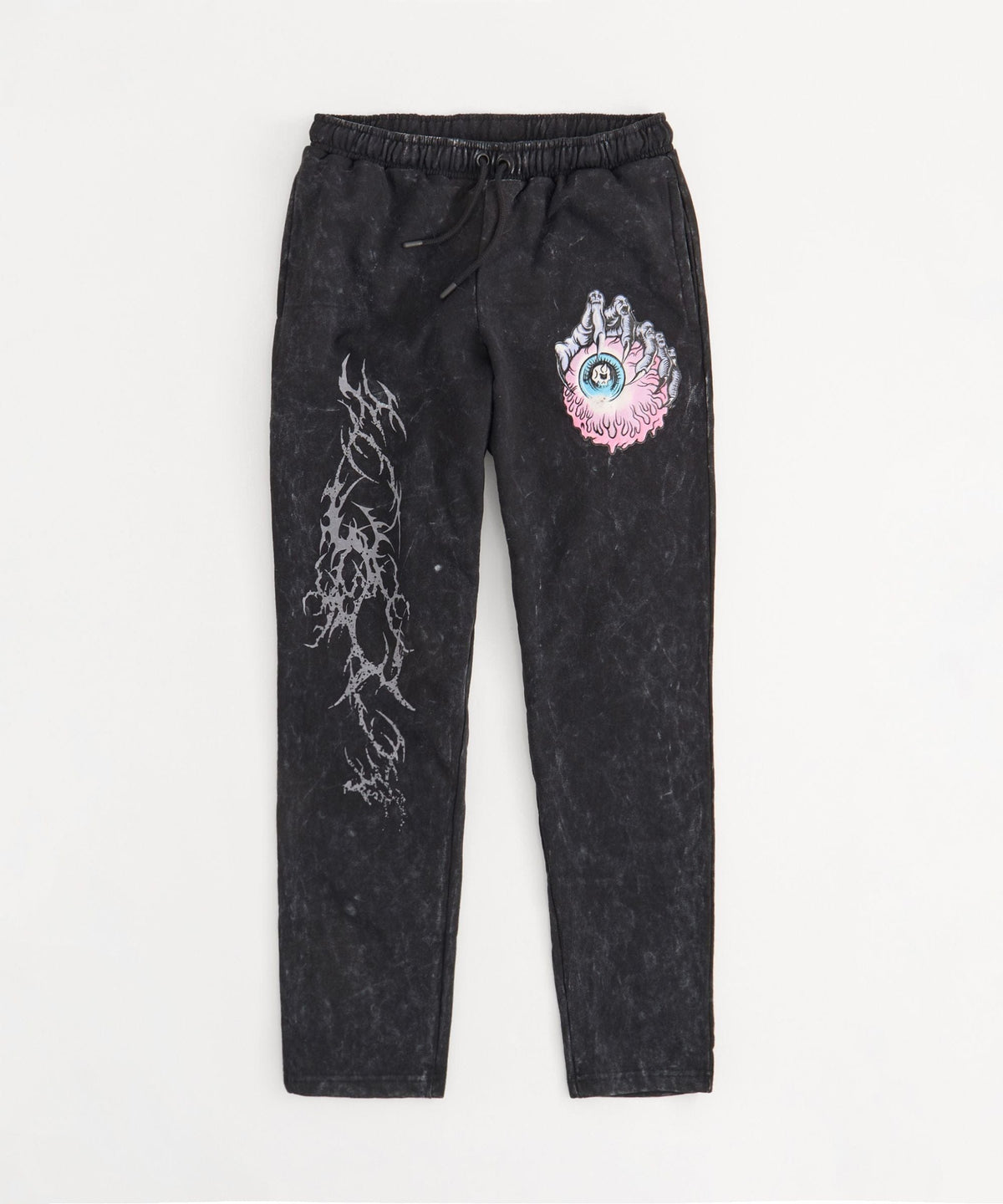 Reason Clothing Recommended Mishka Hand Eye Washed Sweatpants - Black
